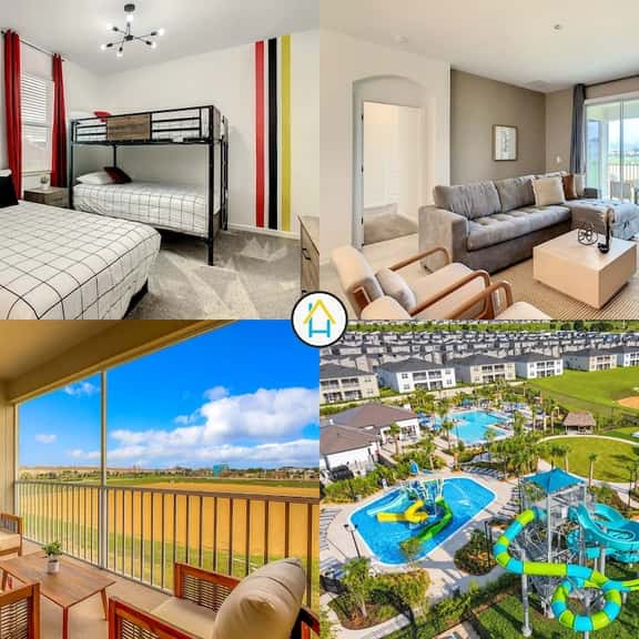 Sleeps 14 • Mickey Room • Steps to Resort Pool - Image 1